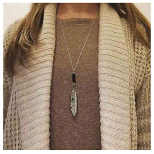 Olbye Large Leaf Pendant Necklace 