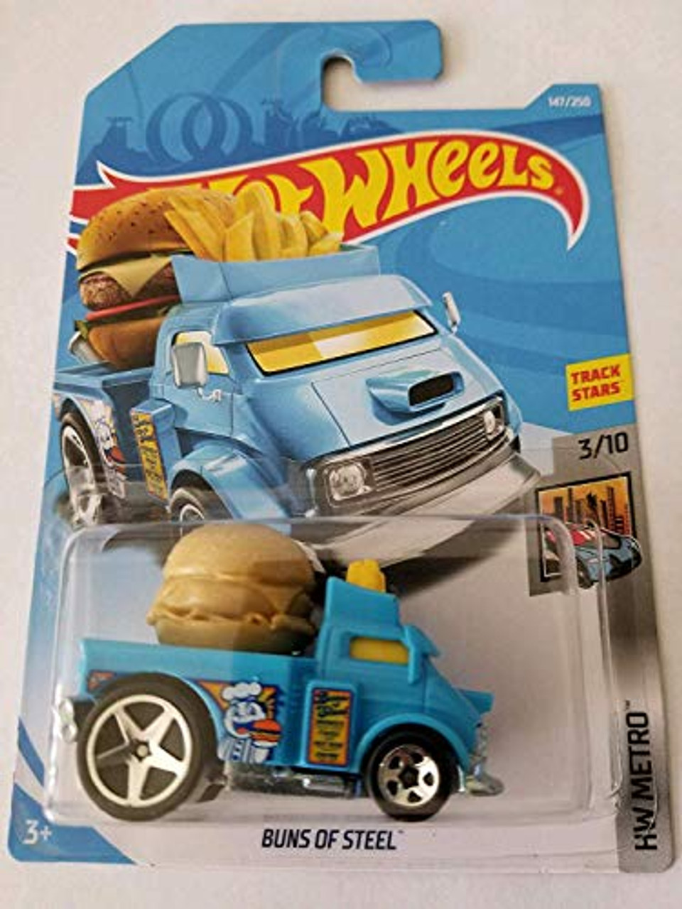 hot wheels buns of steel blue