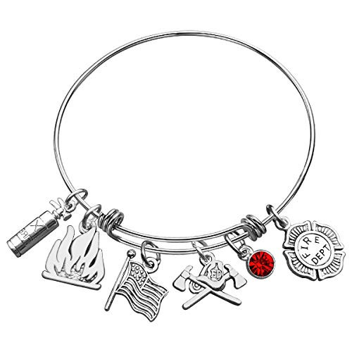 Firefighter Gift Bracelet Adjustable 