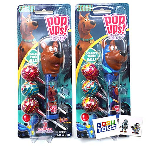 Scooby Doo Pop Ups Lollipop Case Holder 2 Pack Scooby and Scooby in