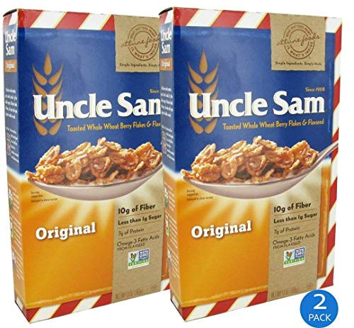 Uncle Sam Cereal Original Whole Wheat Berry and Flaxseed 13 Ounce 13oz ...