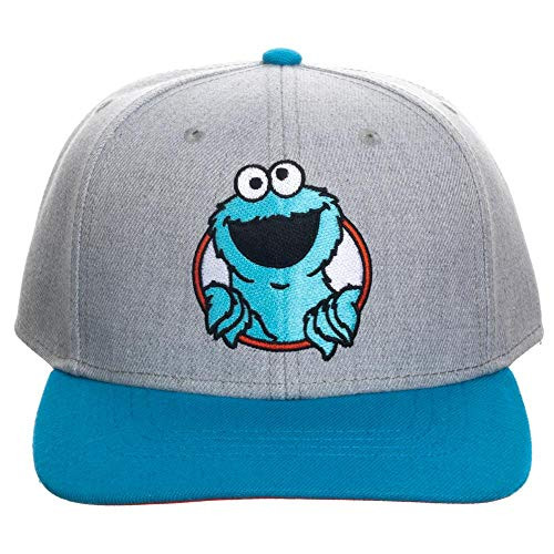 Sesame Street Cookie Monster Snapback Hat Warehousesoverstock