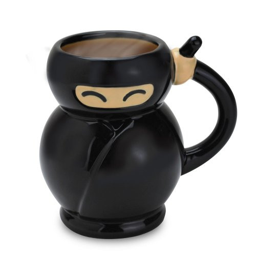 Ninja Mug, Holds 12oz, Ceramic Cup 