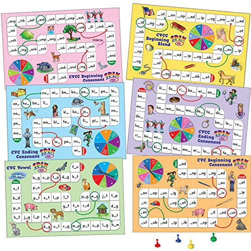 Words Game Pattern Really Good Stuff Vowel Pattern Word Building Board Games Long Tricky ...