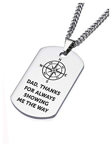 Tstars Dog Tag Gift for Father Thank 