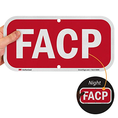 SmartSign FACP Fire Alarm Control Panel Sign 6 inch x 12 inch 3M ...