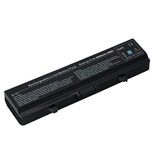 Batterie 58Wh 6 Cellules Pour Dell Inspiron 1525 1526 1545 - Compatible Avec Références Pp29L, Pp41L, GW240, RN873, M911G, Etc. - Haute Capacité 5200mAh