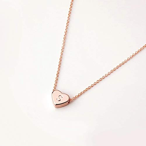 Rose Gold Dainty Jewelry Initial 