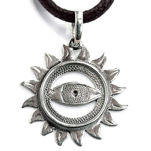 925 Sterling Silver Third Eye Necklace 