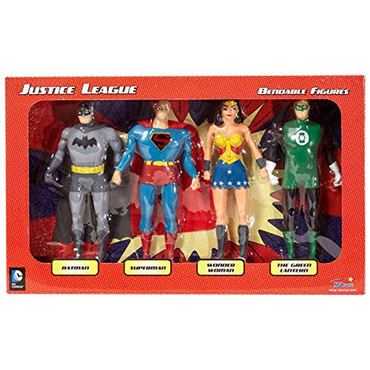 justice league bendable figures