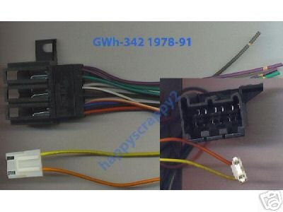 Stereo Wire Harness Chevy Pickup 84 85 