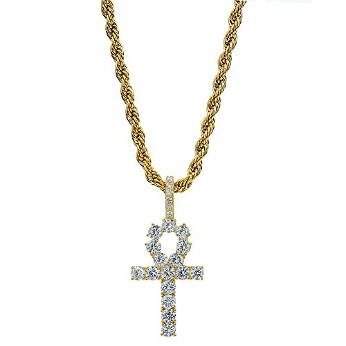 TOPGRILLZ 14K Gold Plated Iced Out CZ 