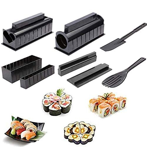 Sushimatten Set Aus Bambus - 2 Stück Für Selbstgemachtes Maki Sushi, Einfach Zu Reinigen