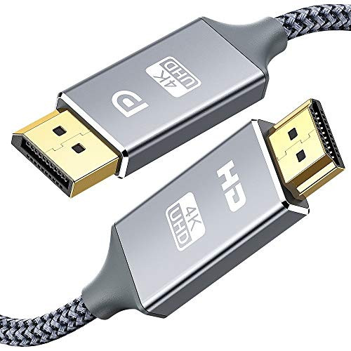 DisplayPort to HDMI Cable Capshi -4K 
