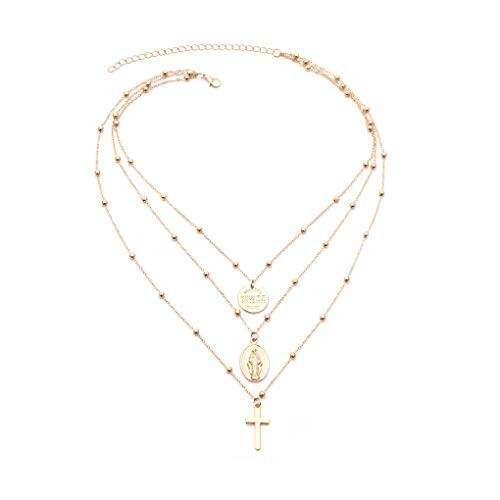 Yalice Vintage Layered Jesus Cross 