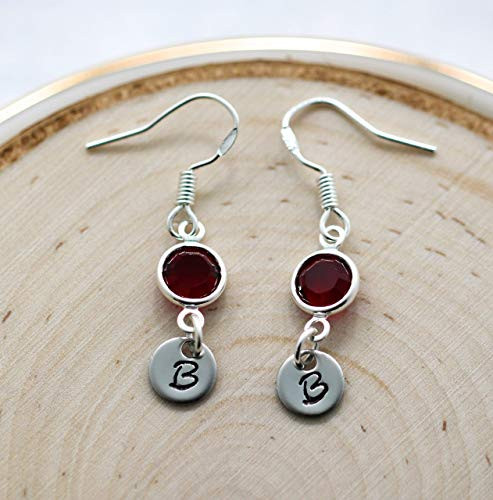 January Birthstone Earrings for Women 