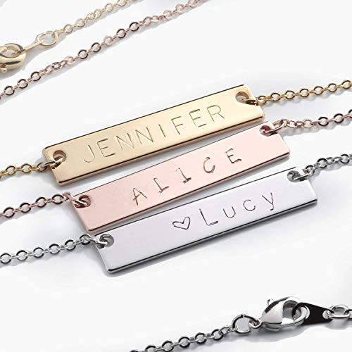 Hand stamped 16k Gold Silver Rose Gold 