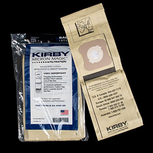 Kirby 9 Sentria Micron Magic G3-6 G4 G5 