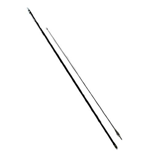 Antenna Mobile Shark S-FM17 HF 17 Metri, Connettore 3/8x24, Omnidirezionale, 250W, Per Autoradio Universale, Made In USA