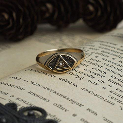 All-Seeing Eye Masonic ring Eye of 