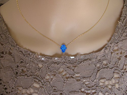 Hamsa necklace gold necklace opal hamsa 
