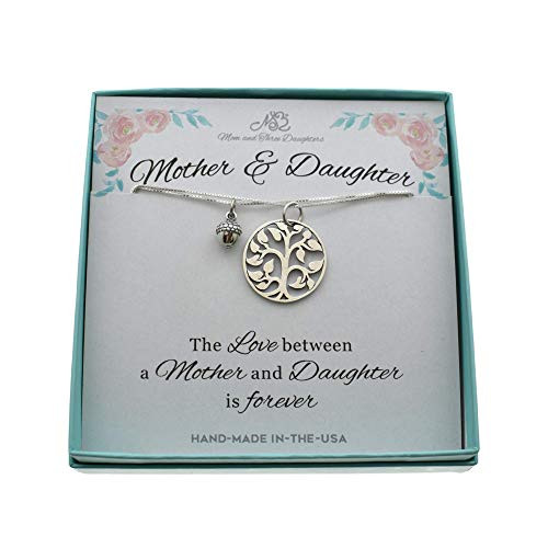 Acorn Necklace Set in Sterling Silver 