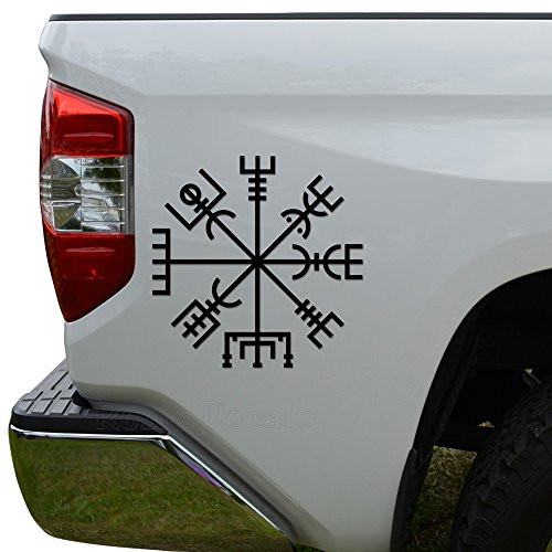 Rosie Decals Viking Rune Vegvisir Talisman Symbol Die Cut Vinyl Decal