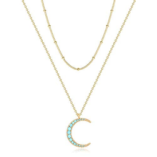 Fettero Layered Necklace Choker Gold 