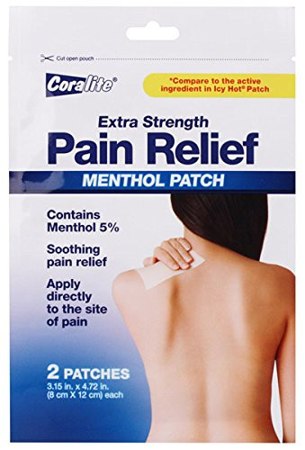 Coralite Menthol Pain Relieving Patch Extra Strength Menthol Pain