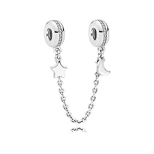 MiniJewelry Moon Star Safety Chain 