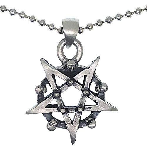 Gothic Metal Pentacle Inverted 