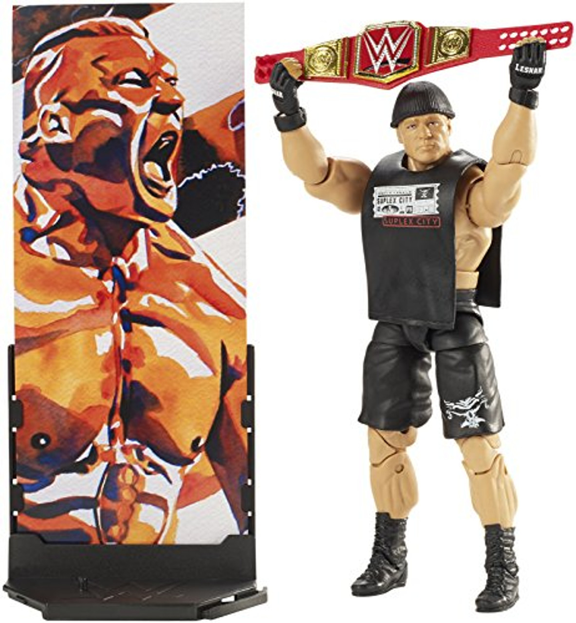 wwe elite brock lesnar action figure