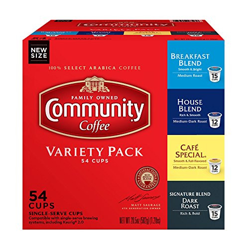 Community Coffee Single Serve Pods 