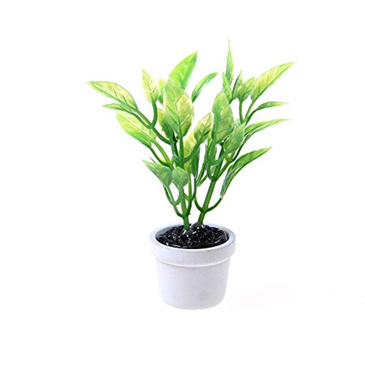 2PCS Miniature green plant In pot for dollhouse decoration home decoPDH BCDE 