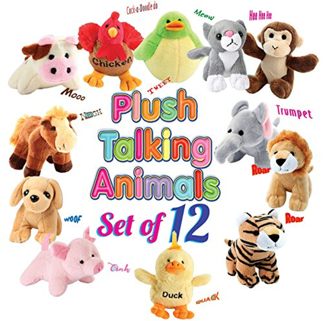 plush talking animals