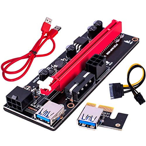 Pcie Riser Price Graphics Extension Powered Riser Adapter For Gpu Mining  MZHOU 2 Pack PCIE Riser Cards - 1X To 16X GPU Extension For Cryptocurrency  Mining Adapter Crypto Mining Hardware Laptop Graphics Card