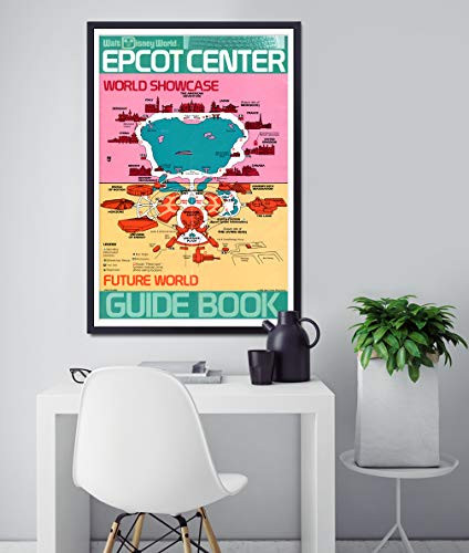 1983 Epcot Park Map POSTER -24 x 36 or Smaller- - Original Brochure ...