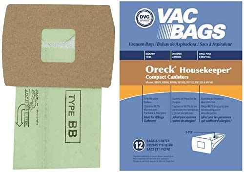 DVC Paper Replacement Vacuum Bags Style 