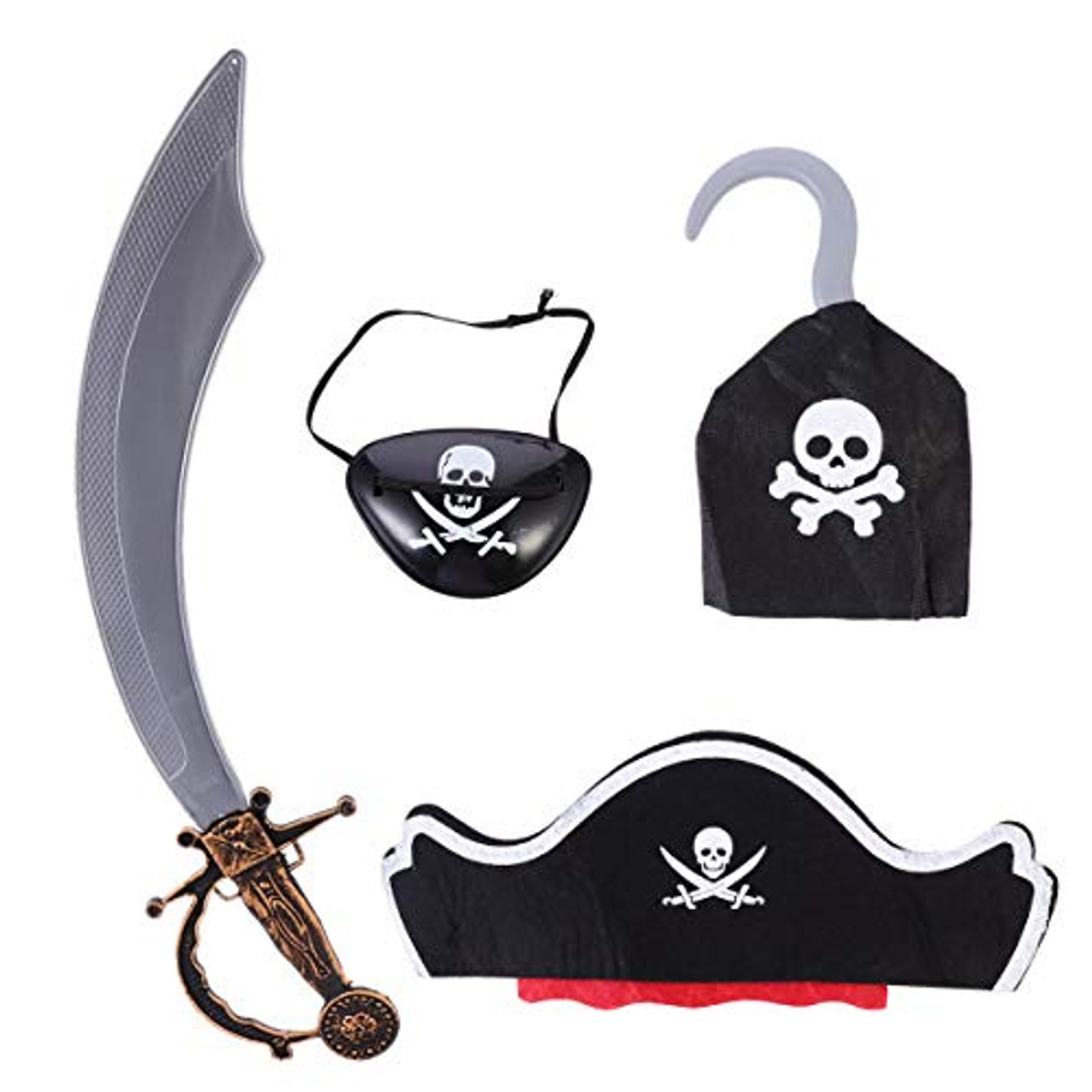 pirate hat and sword set