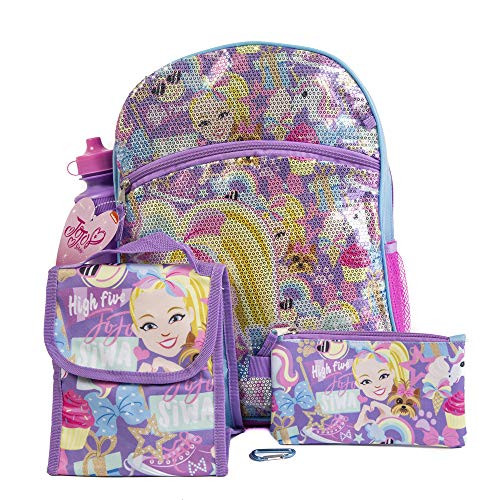 JoJo Siwa Backpack 5 Pc. Set for Girls 