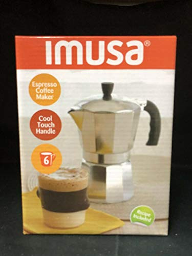 IMUSA 6 Cup Aluminum Stovetop Espresso 
