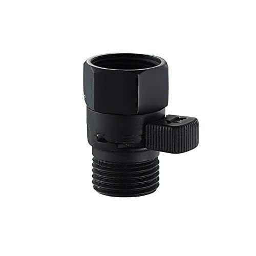 UMIRIO RV Shower Shut Off Valve Black Shower Flow Control Valve For