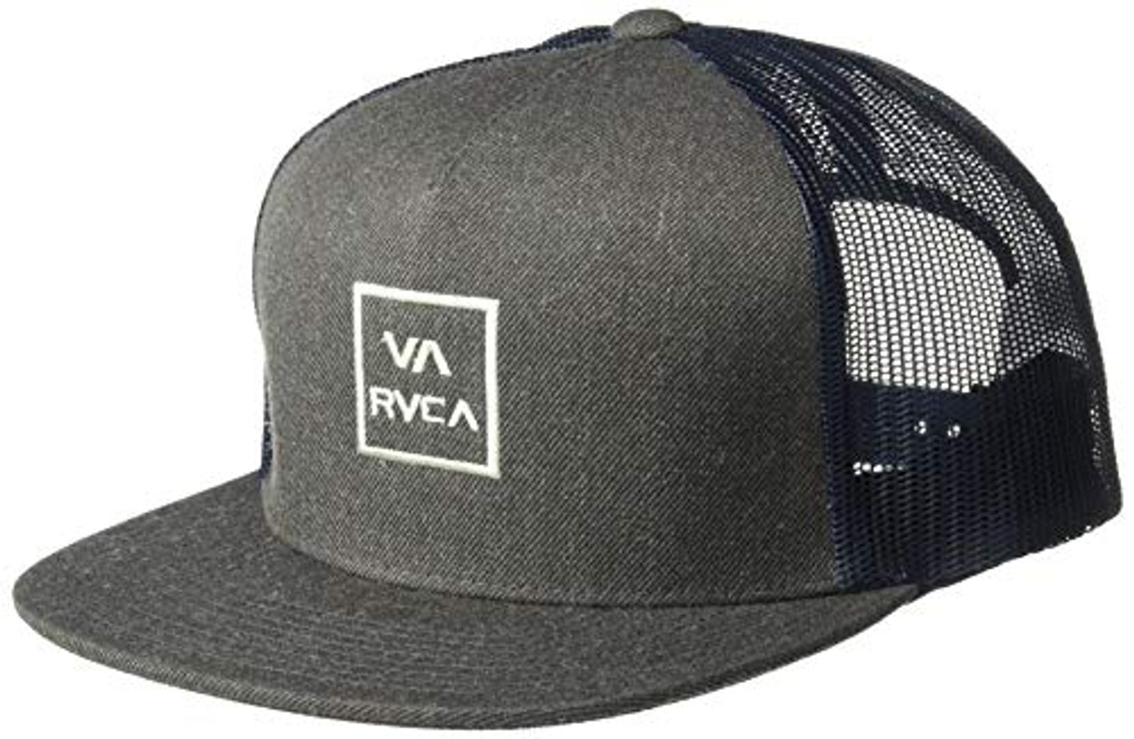 rvca men's va all the way trucker hat