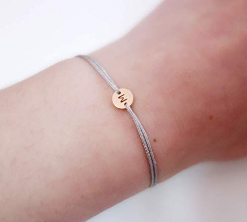 14K GOLD FILLED Custom Initial Bracelet 