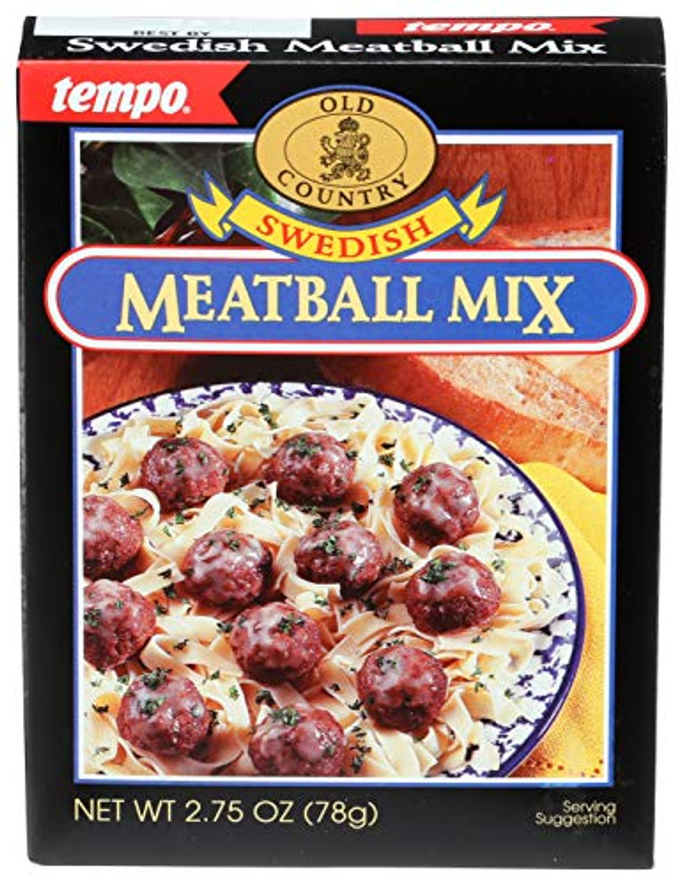 Tempo Swedish Meatball Seasoning Mix 2 75 Oz Warehousesoverstock