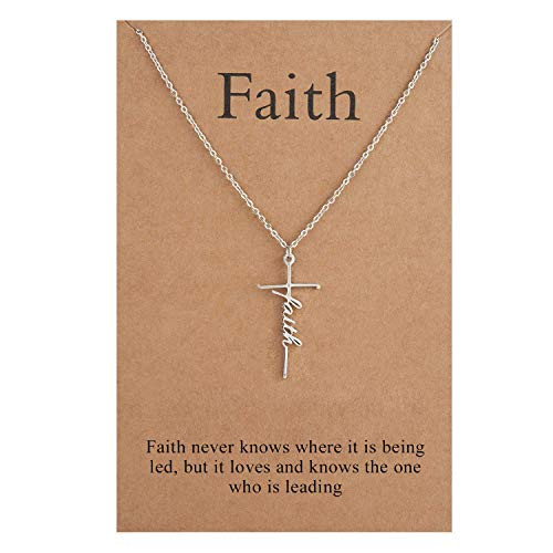 Cross Necklace Faith Cross Pendant 