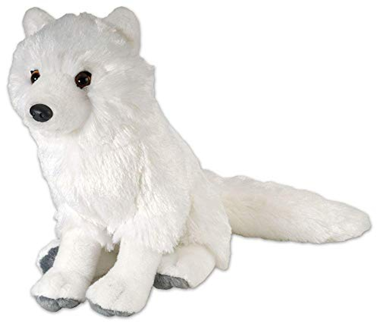 white fox stuffed animal