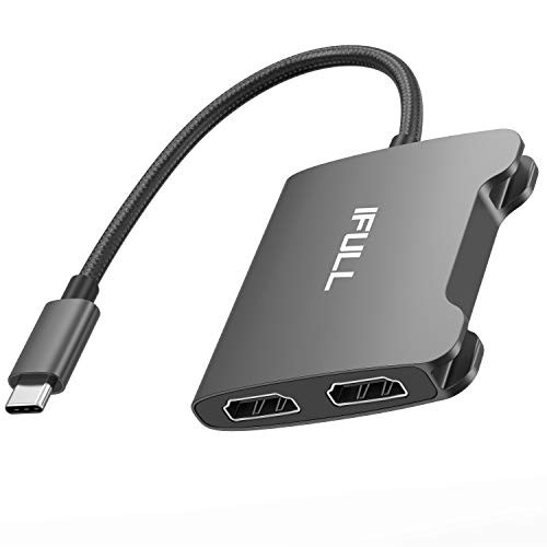USB C to Dual HDMI Adapter- Dual 
