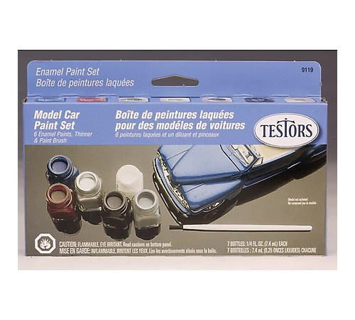 Testors 9119X Testor Corp. Model Car Paint Kit Warehousesoverstock