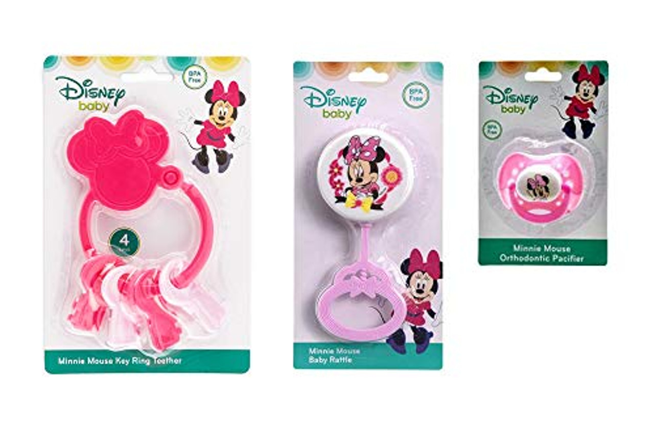 minnie mouse baby rattle